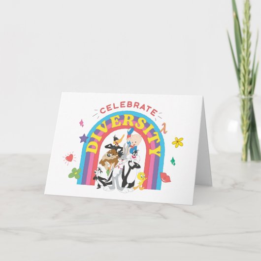 LOONEY TUNES™ - gevierde diversiteit: regenboog Kaart (Voorkant)