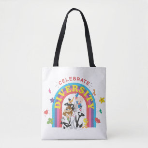 LOONEY TUNES™ - gevierde diversiteit: regenboog Tote Bag