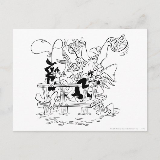 LOONEY TUNES™ Gone Gevist Briefkaart (Voorkant)