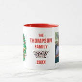 LOONEY TUNES™ Group Kerstkrans Familiefoto Mok (Midden)