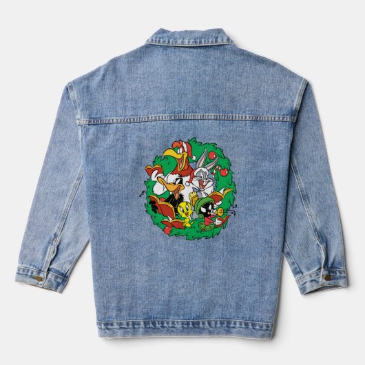 LOONEY TUNES™ Group Kerstmis Wreater Denim Jacket (Achterkant)