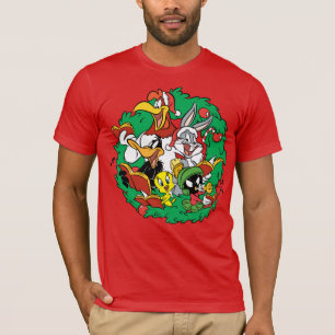 LOONEY TUNES™ Group Kerstmis Wreater T-shirt
