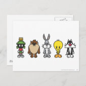LOONEY TUNES™ Group Photo op Briefkaart (Voorkant / Achterkant)