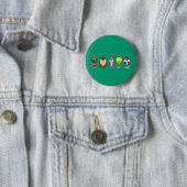 LOONEY TUNES™ Group Photo op Ronde Button 5,7 Cm (In situ)