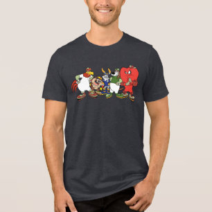 LOONEY TUNES™ Group Rollerblade Afbeelding Tri-Blend Shirt