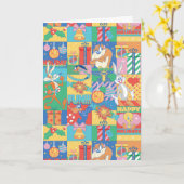 LOONEY TUNES™ | Happy Holidays Kerstpatroon Kaart (Gele Bloem)