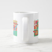 LOONEY TUNES™ | Happy Holidays Pattern Grote Koffiekop (Achterkant)