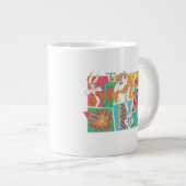 LOONEY TUNES™ | Happy Holidays Pattern Grote Koffiekop (Voorkant rechts)