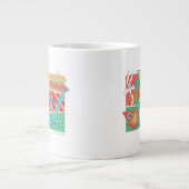 LOONEY TUNES™ | Happy Holidays Pattern Grote Koffiekop (Voorkant)