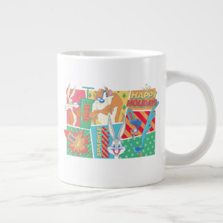 LOONEY TUNES™ | Happy Holidays Pattern Grote Koffiekop