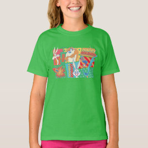 LOONEY TUNES™ Happy Holidays Pattern T-shirt