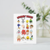 LOONEY TUNES™ Headshots Briefkaart (Staand voorkant)