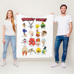 LOONEY TUNES™ Headshots Fleece Deken