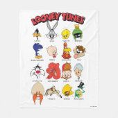 LOONEY TUNES™ Headshots Fleece Deken (Voorkant)