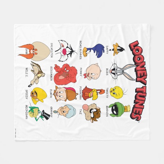 LOONEY TUNES™ Headshots Fleece Deken (Voorkant (Horizontaal))