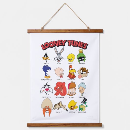 LOONEY TUNES™ Headshots Hangend Wandkleed (Voorkant)