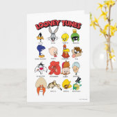 LOONEY TUNES™ Headshots Kaart (Gele Bloem)