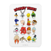 LOONEY TUNES™ Headshots Magneet (Verticaal)