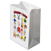 LOONEY TUNES™ Headshots Medium Cadeauzakje (Achterkant Gekanteld)