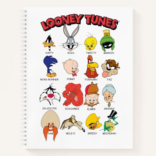 LOONEY TUNES™ Headshots Notitieboek (Voorkant)