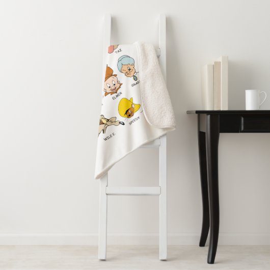 LOONEY TUNES™ Headshots Sherpa Deken (In situ)