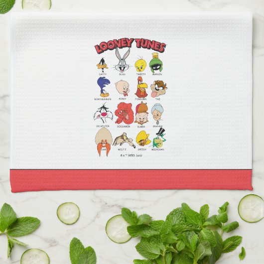 LOONEY TUNES™ Headshots Theedoek (Gevouwen)