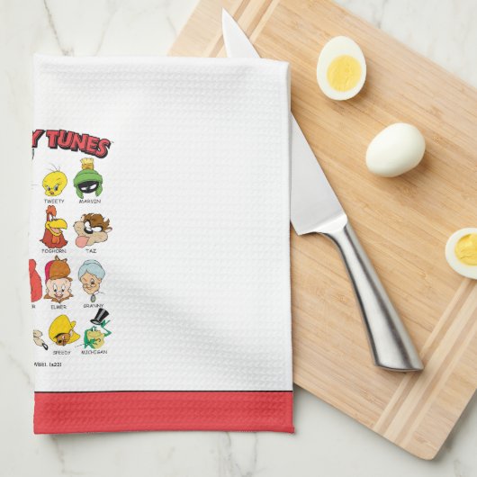 LOONEY TUNES™ Headshots Theedoek (Quarter Fold)