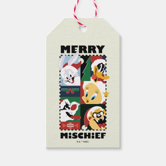 LOONEY TUNES™ Holiday Merry Mischief Cadeaulabel (Voorkant)