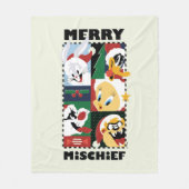 LOONEY TUNES™ Holiday Merry Mischief Fleece Deken (Voorkant)