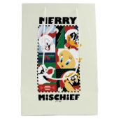 LOONEY TUNES™ Holiday Merry Mischief Medium Cadeauzakje (Achterkant)