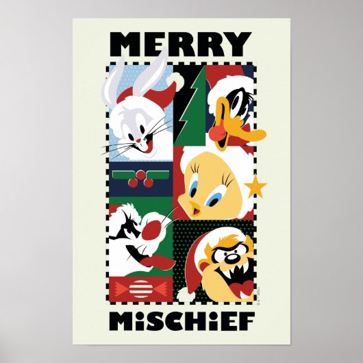 LOONEY TUNES™ Holiday Merry Mischief Poster (Voorkant)