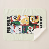 LOONEY TUNES™ Holiday Merry Mischief Sherpa Deken (Voorkant (horizontaal))