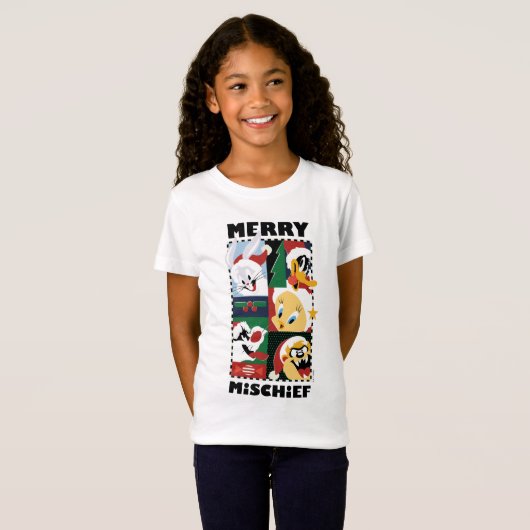 LOONEY TUNES™ Holiday Merry Mischief T-shirt (Voorkant volledig)