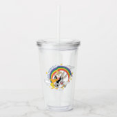 LOONEY TUNES™ - houd van uw eigen pride Badge Acryl Drinkbeker (Voorkant)