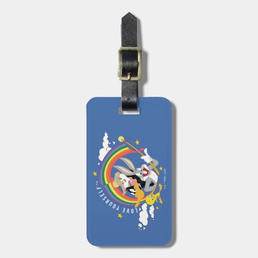 LOONEY TUNES™ - houd van uw eigen pride Badge Bagagelabel (Voorkant verticaal)