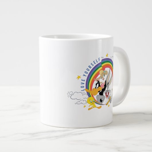 LOONEY TUNES™ - houd van uw eigen pride Badge Grote Koffiekop (Voorkant rechts)