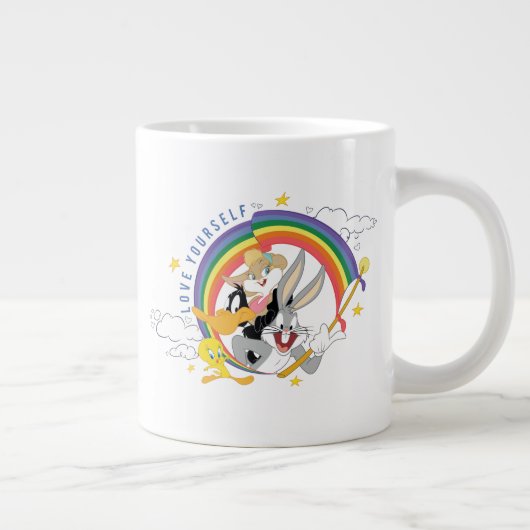 LOONEY TUNES™ - houd van uw eigen pride Badge Grote Koffiekop (Rechts)