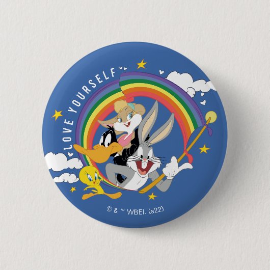 LOONEY TUNES™ - houd van uw eigen pride Badge Ronde Button 5,7 Cm (Voorkant)