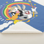 LOONEY TUNES™ - houd van uw eigen pride Badge Sherpa Deken (3/4)