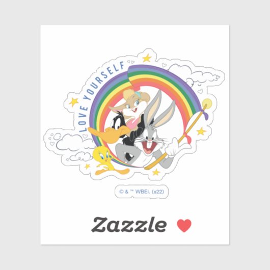 LOONEY TUNES™ - houd van uw eigen pride Badge Sticker (Vel)