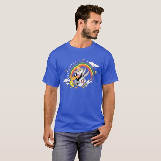 LOONEY TUNES™ - houd van uw eigen pride Badge T-shirt (Voorkant volledig)