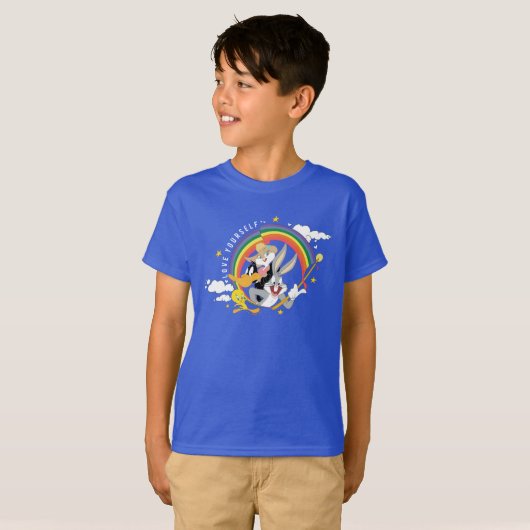 LOONEY TUNES™ - houd van uw eigen pride Badge T-shirt (Voorkant volledig)
