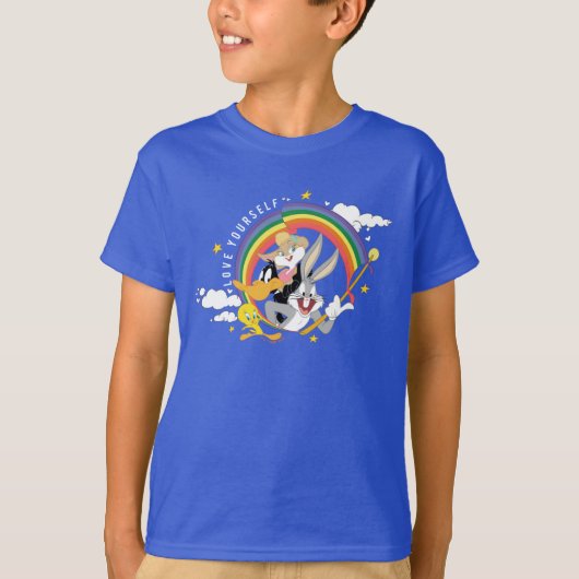 LOONEY TUNES™ - houd van uw eigen pride Badge T-shirt (Voorkant)