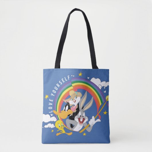 LOONEY TUNES™ - houd van uw eigen pride Badge Tote Bag (Voorkant)