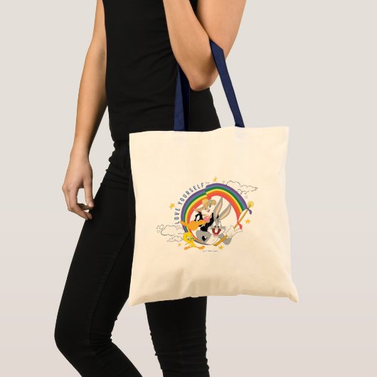 LOONEY TUNES™ - houd van uw eigen pride Badge Tote Bag (Voorkant (product))