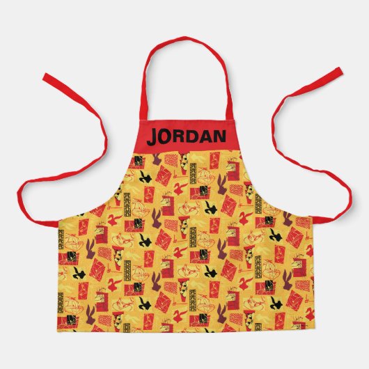 LOONEY TUNES™ | Jaar van het konijnenpatroon Schort (Voorkant)