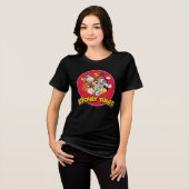 LOONEY TUNES™ Karakterlogo Tri-Blend Shirt (Voorkant volledig)