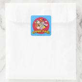 LOONEY TUNES™ Karakterlogo Vierkante Sticker (Tas)