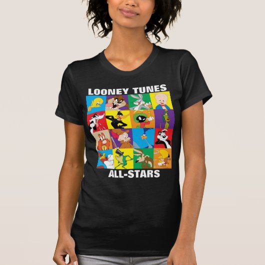 LOONEY TUNES™ Karakterraster T-shirt (Voorkant)