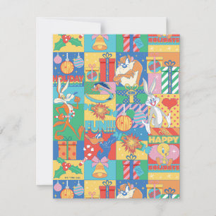LOONEY TUNES™   Kerstpatroon Happy Holidays Notitiekaartje